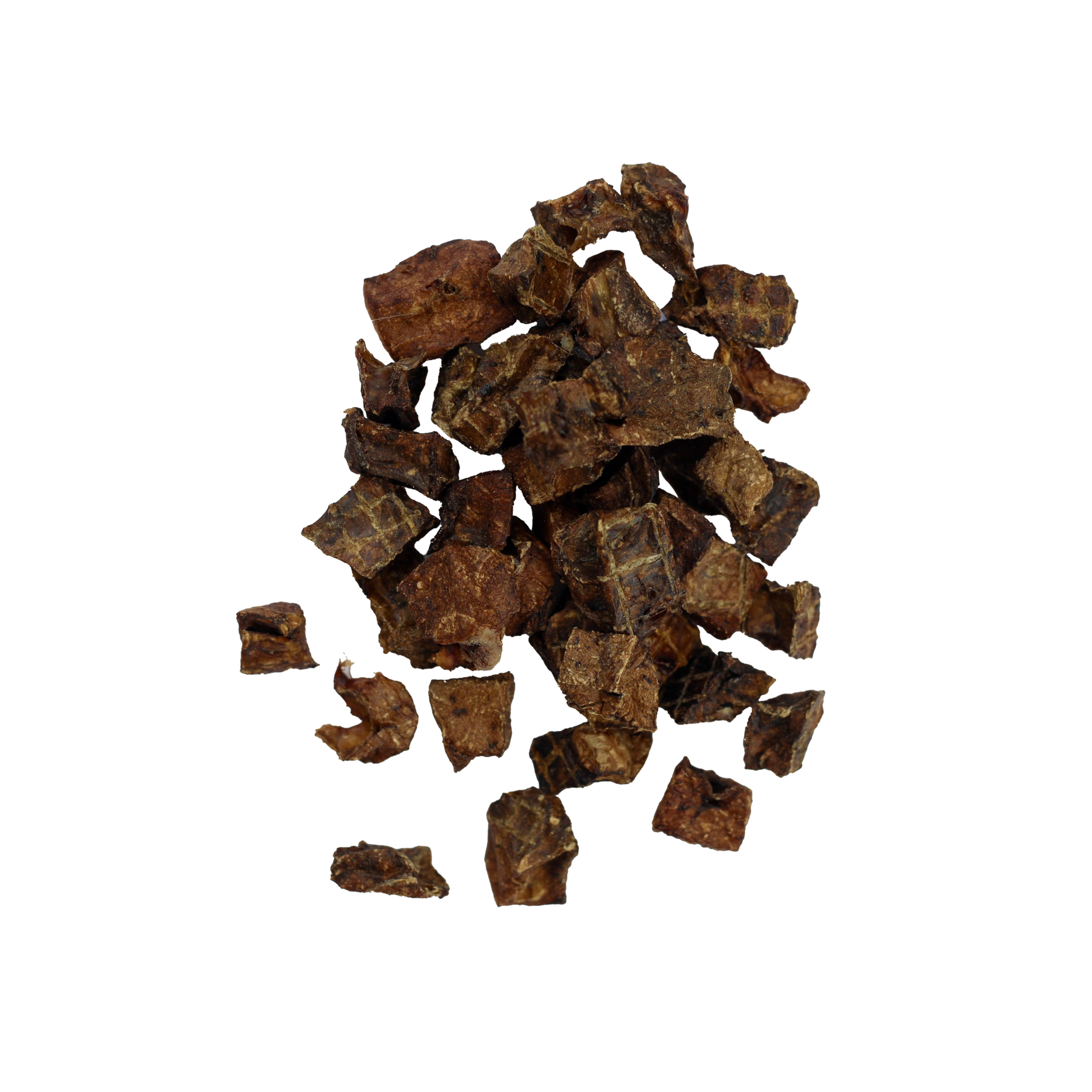 Lightweight lamb lung puff cubes for dogs, high-value training treat rich in natural protein